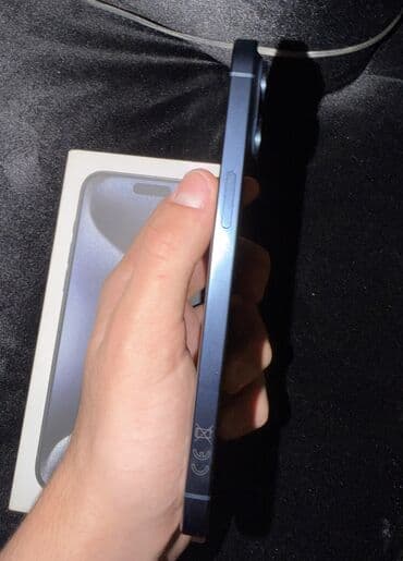 iphone x mini: IPhone 15 Pro Max, 256 GB, Blue Titanium, Face ID — 3