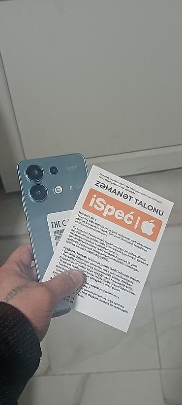 redmi es9: Redmi Note 13, 256 GB, rəng - Mavi, Zəmanət — 1