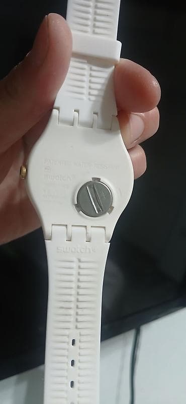 cutluk saatlari: Qol saatı, Swatch, rəng - Ağ — 3