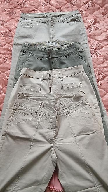 Qadın şalvar dəsti – 3 ədəd - Rənglər: açıq bej (2 ədəd) və