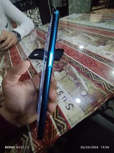 telefon ekranlari: Redmi Note, 64 GB, rəng - Mavi, Barmaq izi — 5