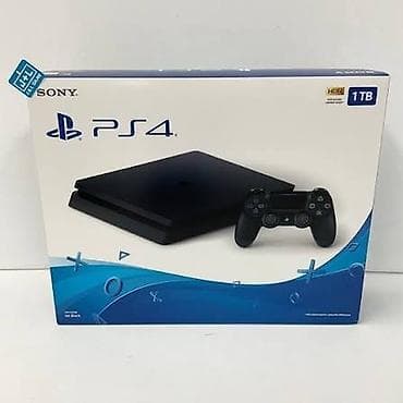 playstation slim 4: İkinci eldir. Tezeden secilmir. Seliqeli isledilib. Sony — 1