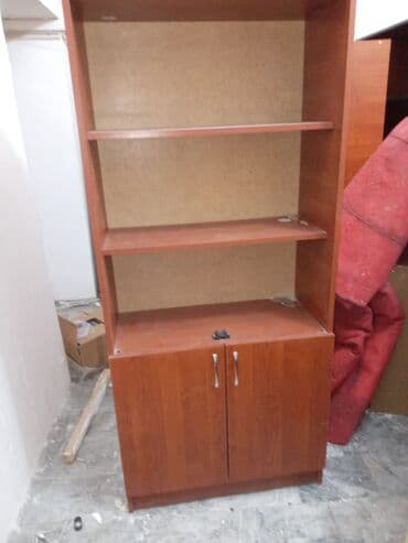 Mebel: kitab və sənəd rəfi ilə şkaf - Material: laminat/MDF (ağac