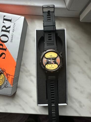 Smart saat, Smart, Sensor ekran, rəng - Qara