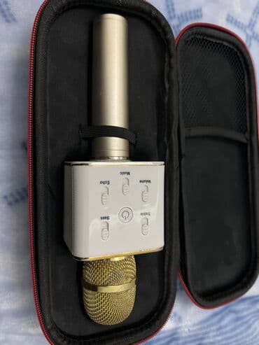 kalonka mikrafonlu: Salam,bu mikrafon təmiz orginaldır dubaydan gətirilib musiqi üçün kart — 3