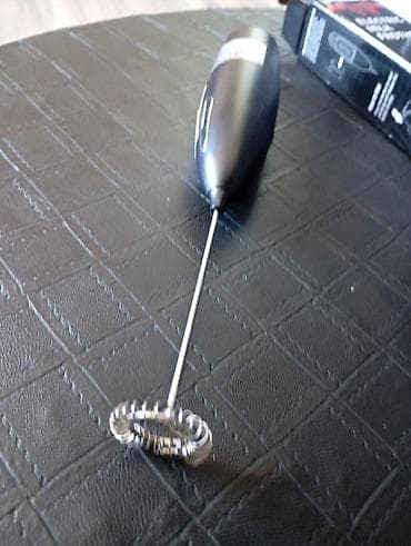 mıkser: Heamantol Electric Milk Frother – batareya ilə işləyən südlü köpük — 2