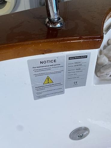 plastik panel: İşlənmiş Cakuzi vanna Motorlu, Plastik, Ünvandan götürmə — 2