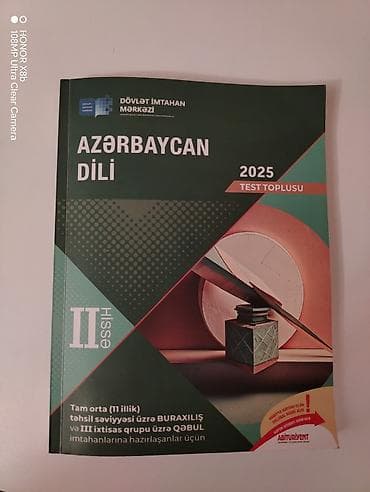Velosipedlər: İngilis dili Testlər 11-ci sinif, Gülnarə Ümüdova, DİM, 1-ci hissə — 2