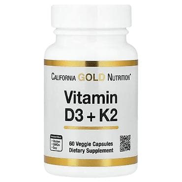 California Gold Nutrition – Vitamin D3 + K2 • Tərkib: D3 lalafo.az -da California Gold Nutrition – Vitamin D3 + K2 • Tərkib: D3