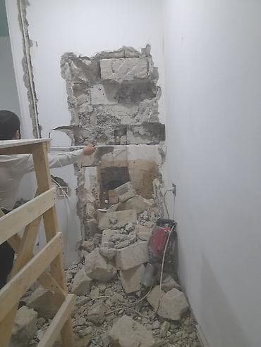 2.el pencere: Daş-divarların sökülməsi və açılışların hazırlanması xidməti - — 3