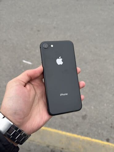 iphone 5 ikinci el: IPhone 8, 64 GB, Space Gray, Barmaq izi — 1