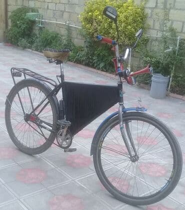 velosiped təkərləri: İşlənmiş Şəhər velosipedi 28", sürətlərin sayı: 1, Ünvandan götürmə, Ödənişli çatdırılma — 2