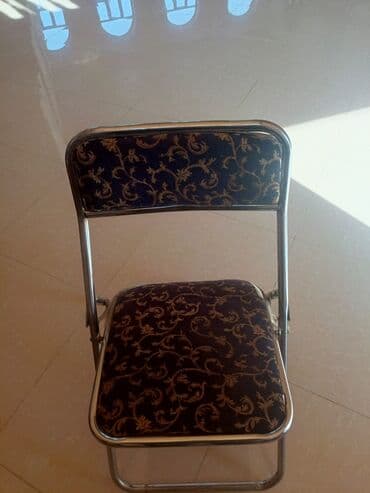 Daraq panellər: Məhsul: Qatlanabilən stul - Karkas: parlaq xrom rəngli metal boru — 1