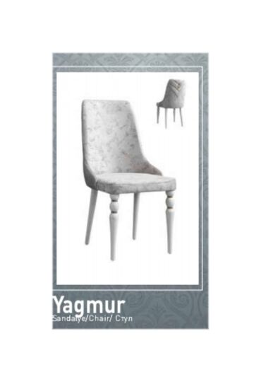 ikinci əl stol stul dəsti: Qonaq otağı üçün, Yeni, Qatlanmayan, rəng - Ağ Stul — 1