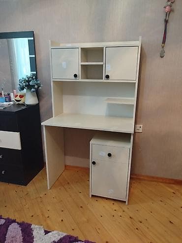 işlenmiş metbex mebeli: Yazı masası 110 azn — 1