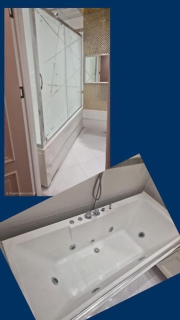 darvaza 4m: Çaqquzili duş kabin Az işlənib Ölçüsü 84×180 . Qiyməti 150 manat — 1