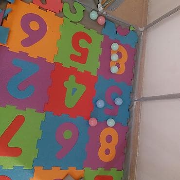 uşaq maneji: Uşaq oyun manjesi və təlim xalçası dəsti - Ölçü: iri həcmli oyun — 6