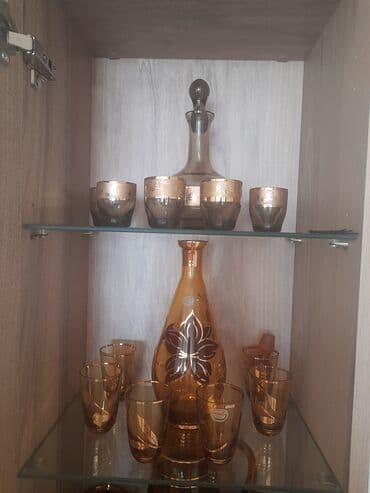 Аксессуары для кухни: Цвет - Коричневый, Стекло, 6, Чехия — 5