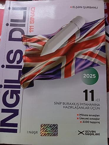 testir: İngilis dili 11-ci sinif, 2024 il — 3