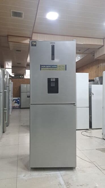 Kompüter, noutbuk və planşetlər: 2 qapılı Soyuducu Satılır, rəng - Gümüşü, Dispenserli — 1