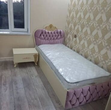 Çarpayılar: Yeni, Təknəfərlik çarpayı, Bazalı, Matras ilə, Azərbaycan — 1