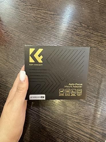 sip kabel: K&F Concept Auto-Focus Mount Adapter – EF-EOS M II - Canon — 1