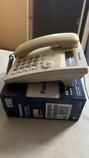 Техника и электроника: Стационарный телефон Panasonic, Проводной, Б/у, Платная доставка, Бесплатная доставка, Самовывоз — 2
