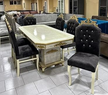 Qonaq otağı üçün, Açılmayan, Dördbucaq masa, 6 stul