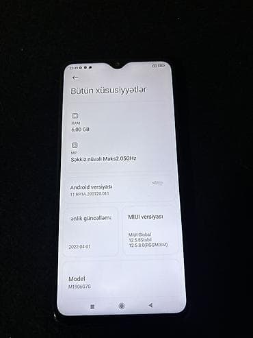 Xiaomi 128 GB, rəng - Mavi, 
 Barmaq izi, Face ID — 4