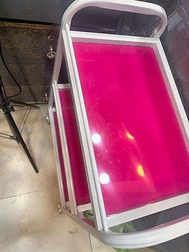 polka satilir: 🌸 Satılır: Çox funksiyalı 3 mərtəbəli təkərli rəf / araba 🌸 ✨ Evdə — 3