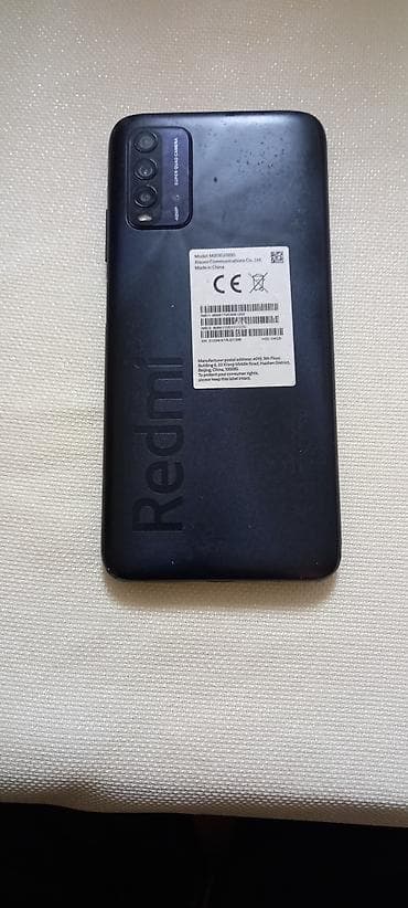 Redmi 9T, 64 GB, rəng - Qara, Barmaq izi