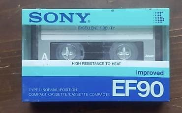 Məhsul: Sony EF90 kaset - Model: EF90 (improved) - Növ: Type I — 1