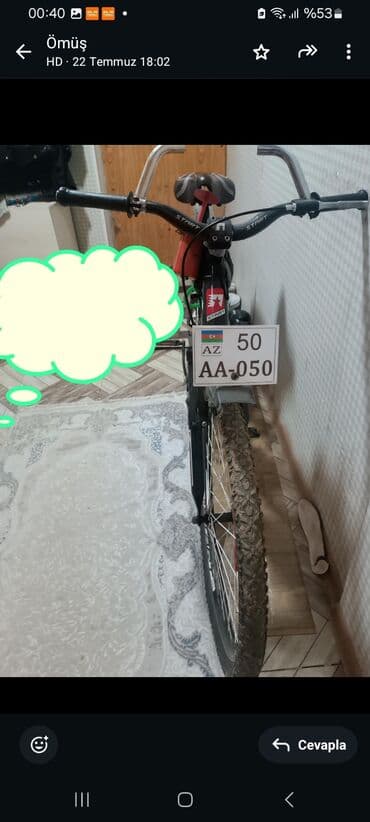 купить горный велосипед недорого: START markalı, qara rəngli dağ velosipedi, qırmızı vurğularla — 2