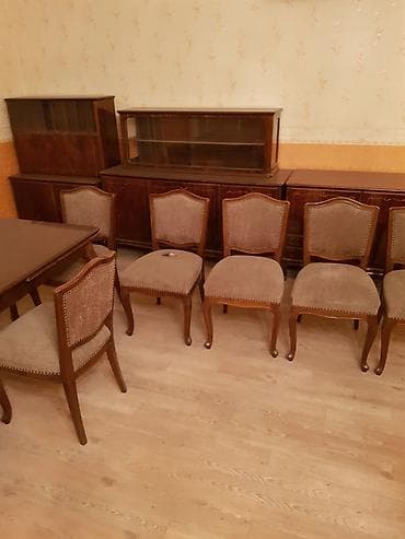 antik divan: Antik mebel dəsti – klassik üslub - 1 ədəd ikitaqmalı şkaf-vitrin — 7