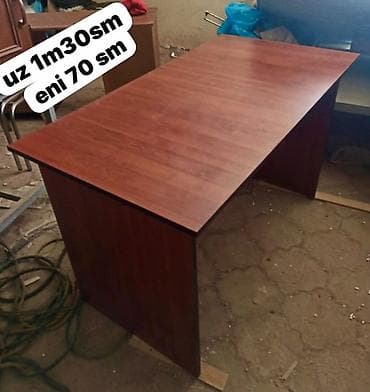 ofıs masası: Ofis/iş masası - Material: laminat səthli taxta (məlumata əsasən — 1