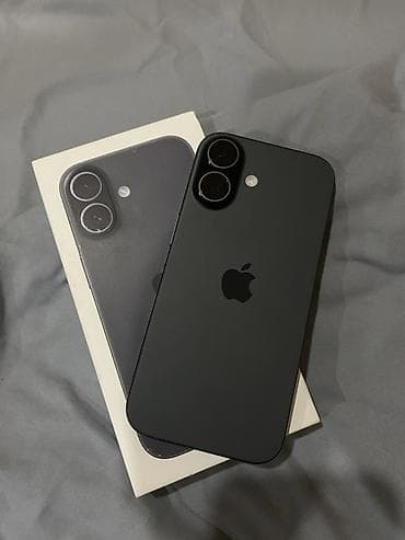 tecili telefon satilir: IPhone 16e, 128 GB, Qara, Simsiz şarj — 1