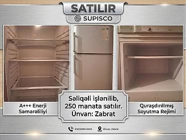 İki kameralı SUPISCO soyuducu - Enerji sinfi: A+++ enerji lalafo.az -da İki kameralı SUPISCO soyuducu - Enerji sinfi: A+++ enerji
