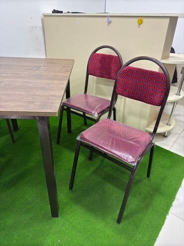 mətbəx stol: Mətbəx üçün, Yeni, Açılmayan, Kvadrat masa, 4 stul — 17