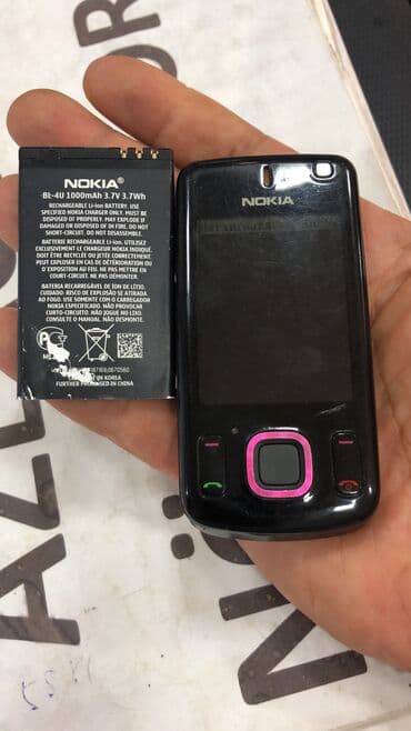 Nokia 6600, < 2 GB Memory Capacity, rəng - Qara, Düyməli