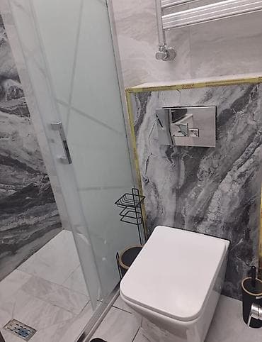 Peyk antenalarının quraşdırılması: Mərmər effektli interyer dizaynı və tam təmir xidməti - Hamam və — 1