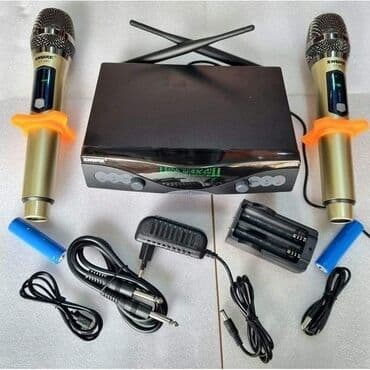 sintezator aliram: Shure mikrafonlar Bluetooth say coxdur USB ile zaryatka yigir — 3