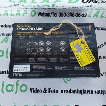 ipad 2: Blackmagic Studio HD. Məhsul yenidir 2 SD kart yuvası. çox möhtəşəm — 2