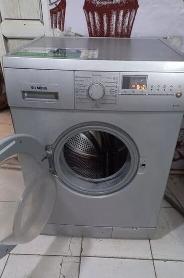 Zərərvericilərə qarşı mübarizə aparatları: Paltaryuyan maşın Siemens, 6 kq, İşlənmiş, Avtomat, Qurutma var, Pulsuz çatdırılma — 1
