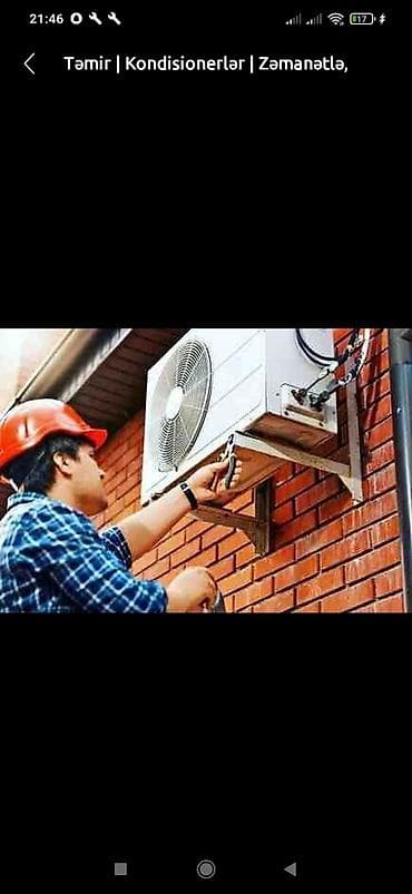 Kondisanaerlerij temir ve quraşdırılması Uğur servis 24 saat servis