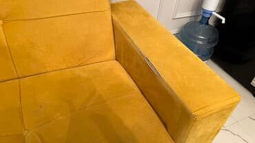 acılıb bağlanan stol: Divan, İşlənmiş, Açılan, Bazalı, Vеlur parça, Çatdırılma yoxdur — 2