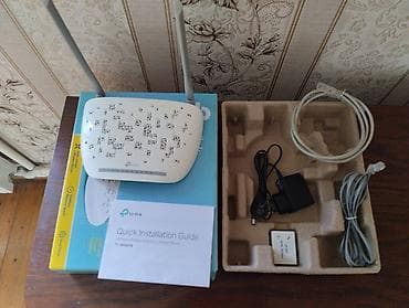 TP Link TD W8961N. İdeal vəziyyətdə, qutusunda bütün aksesuarları