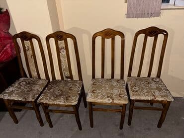 Qonaq otağı üçün, İşlənmiş, Qatlanmayan, rəng - Bej Stul