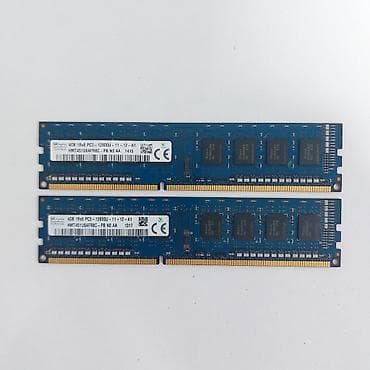 islenmis notebook satisi: Operativ Yaddaş "DDR3 4x4GB 12800 1600Mhz SKhynix" ⭐Ram DDR3 PC3 4x4GB — 4