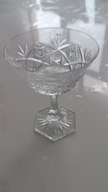 servi: Çay dəsti, Xrustal, Bohemia — 2