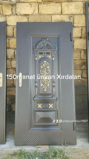 demirin qiymeti: Yeni Giriş qapısı 90x205 sm Zamok və çərçivə ilə, Zəmanətli, Ödənişli quraşdırma, Rayonlara çatdırılma, Ödənişli çatdırılma — 14
